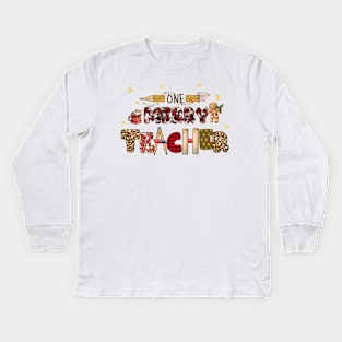 Christmas teacher Kids Long Sleeve T-Shirt